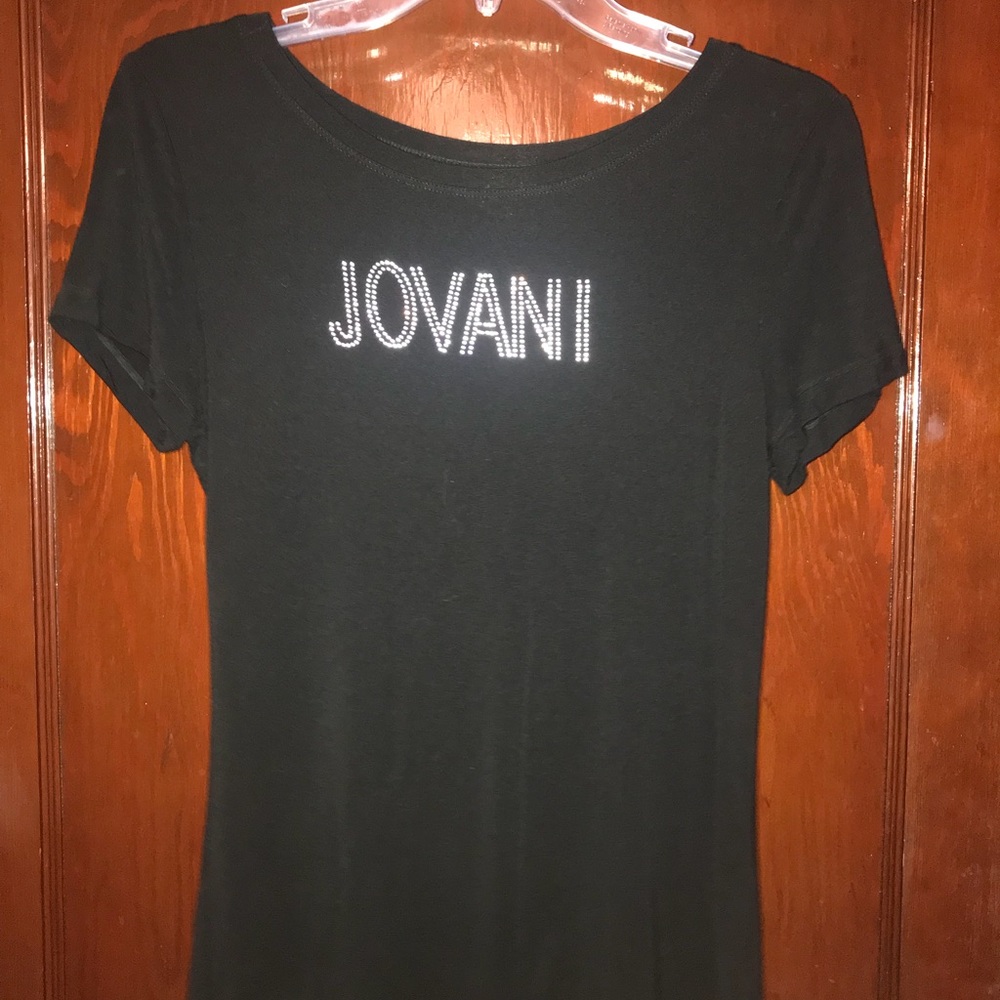 Jovani Black short sleeve